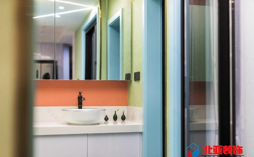 江苏北亚 75m²现代风 | 牛油果绿演绎自然秩序生活-27