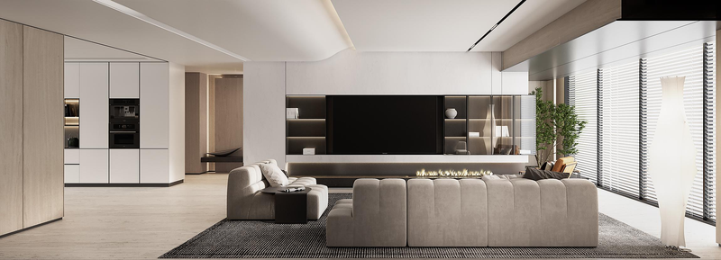 归家后的理想生活 · 佛山 240m² 现代家居设计丨中国佛山丨H 空间设计事务所-4