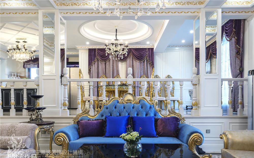 碧桂园别墅新中式样板间设计-4