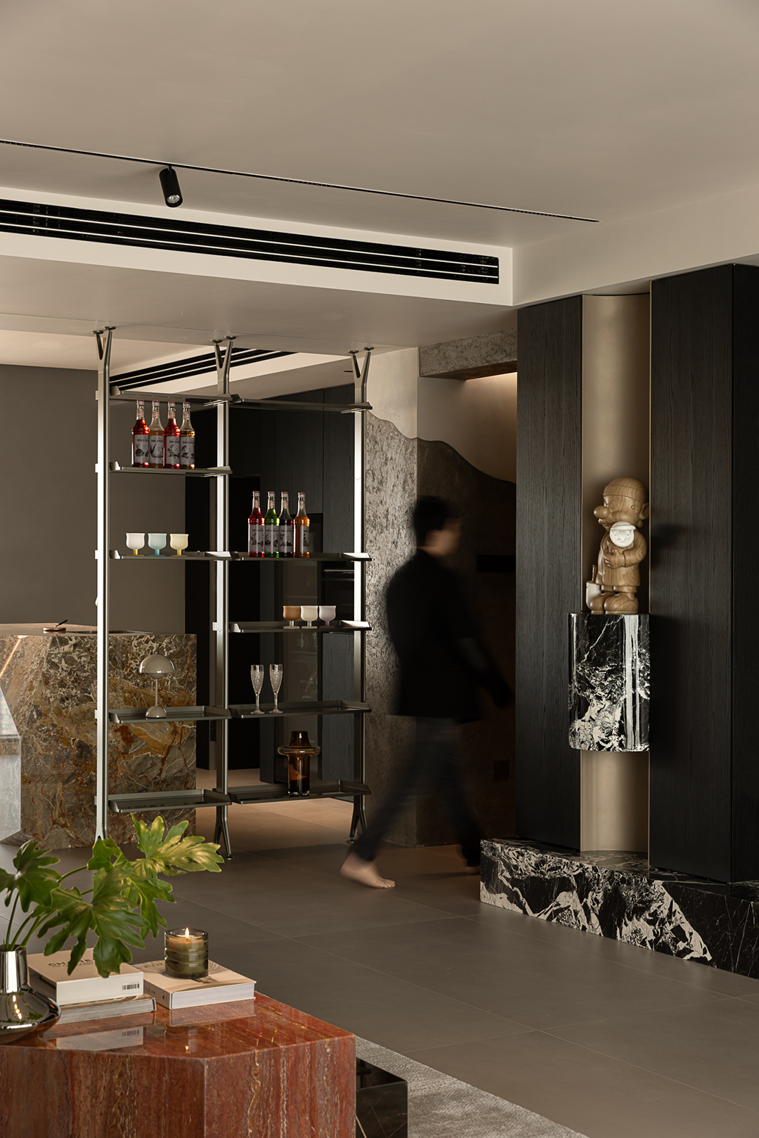 赛维雅 270㎡ 酷黑极简《暗夜之光 》丨中国上海丨赛维雅空间设计-31