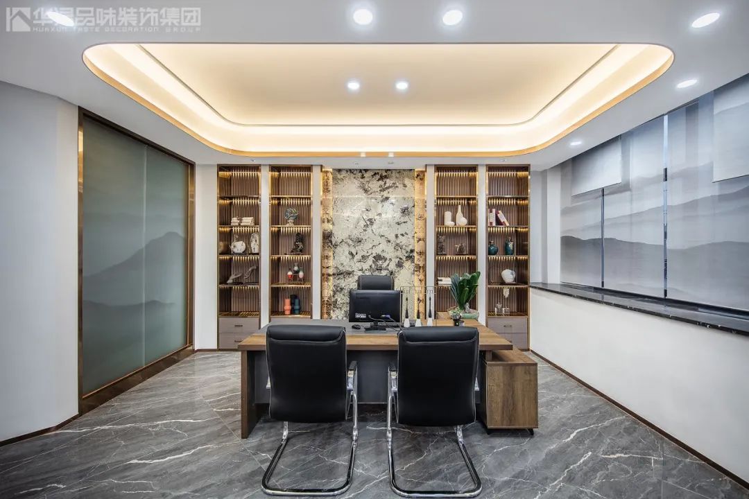 华浔品味装饰打造的新中式售楼部 | 海润棠颂,诗意江南境-61