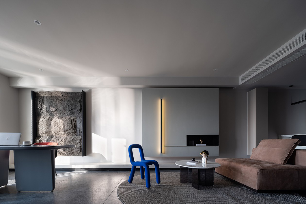 黑白格格丨中国山东丨b.n.b 本白空间建筑设计-99