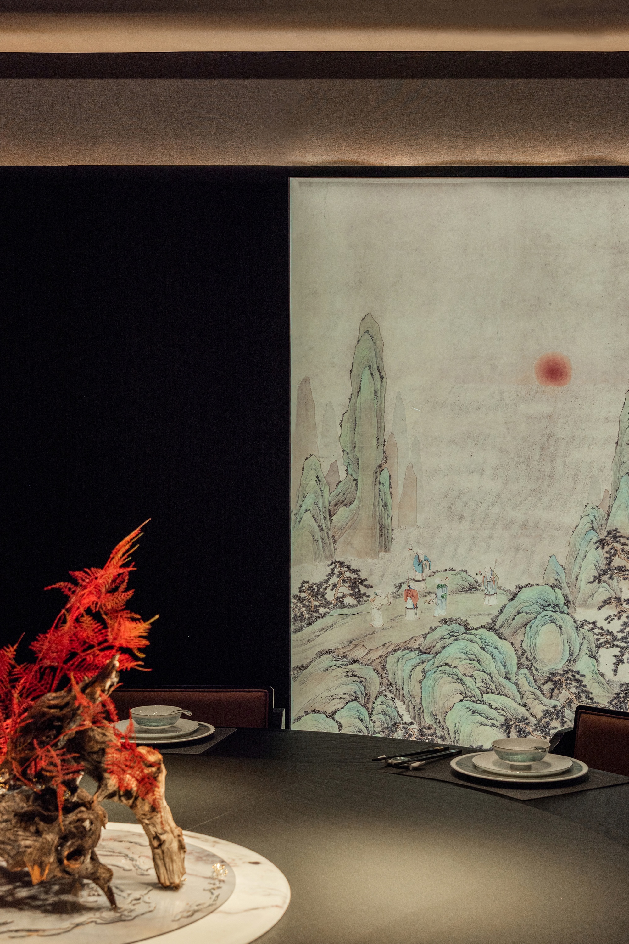 隐逸东方·五韵流形 北京300㎡餐饮空间丨中国北京丨营造清美空间-48