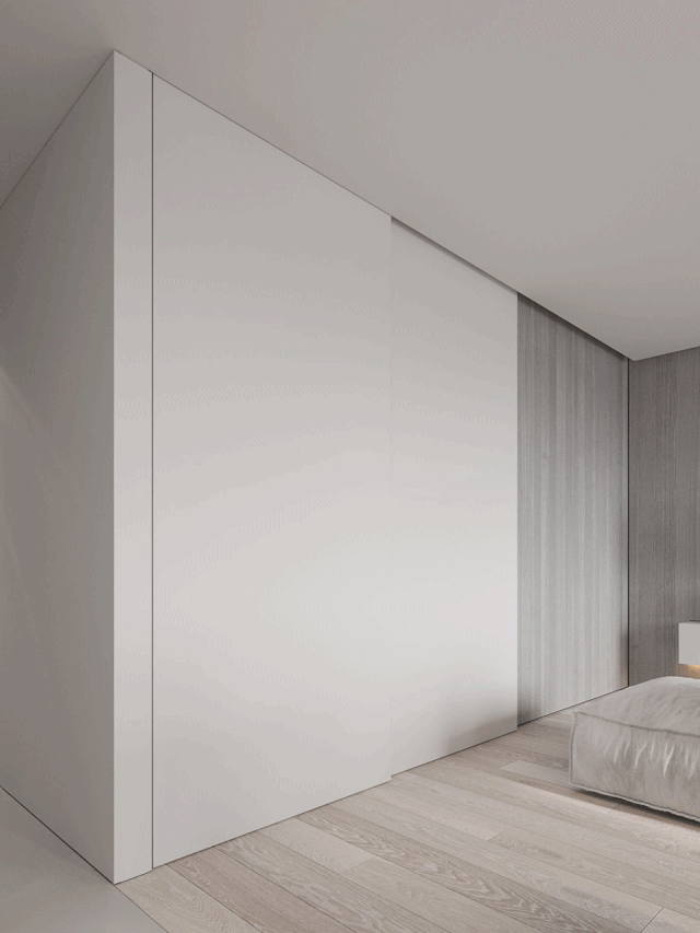 白色创意,自然美学与多代人交流的住宅设计-74