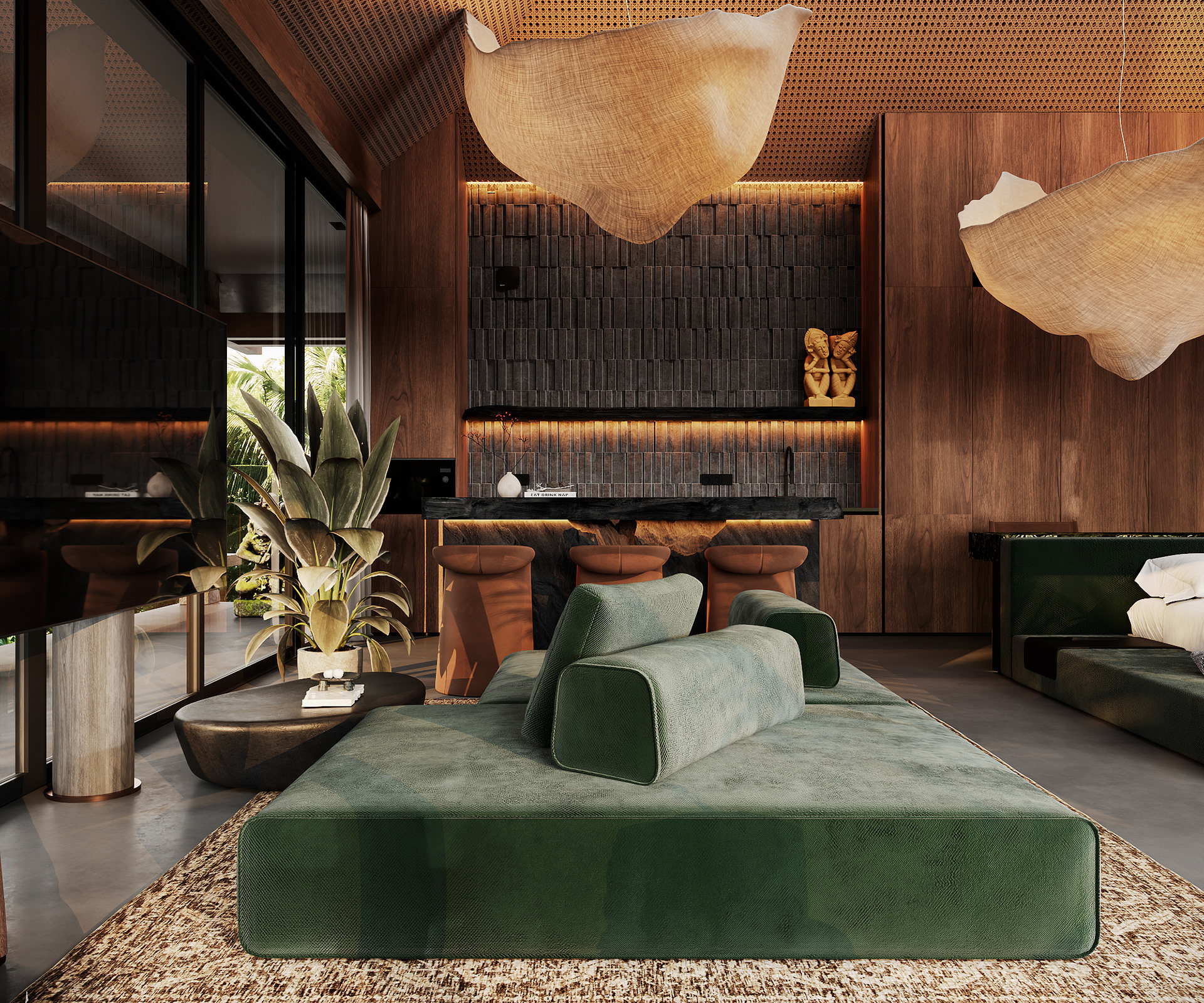 时尚的丛林别墅丨IndonesiaBali丨Bodes studio-19