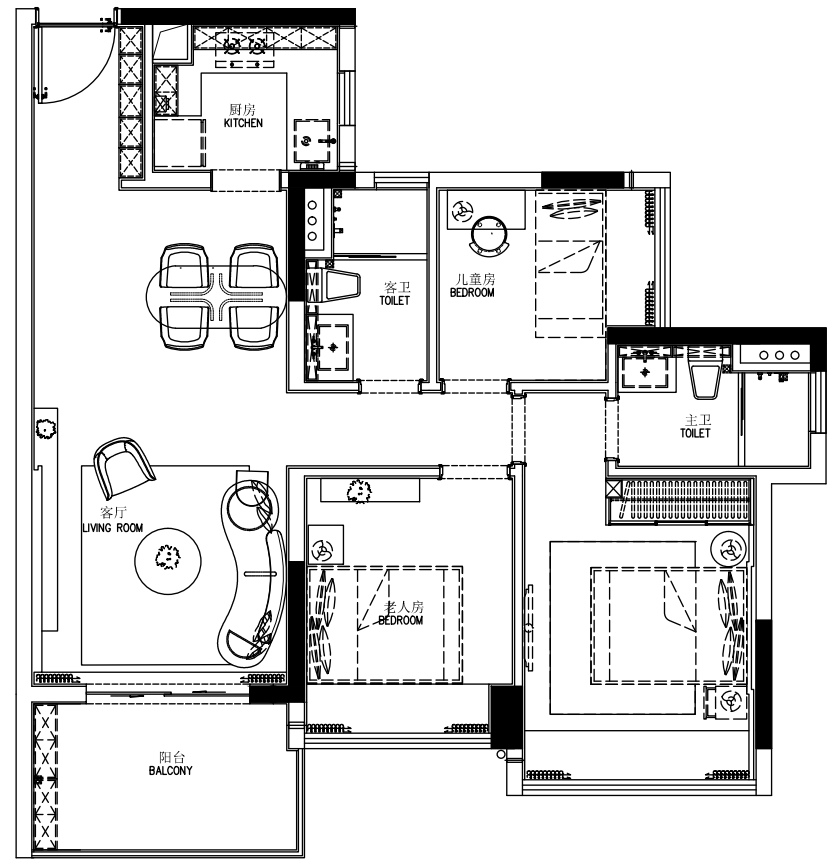 南太·珑玺样板间丨中国东莞丨元禾大千(软装),矩阵纵横设计股份有限公司(硬装)-41