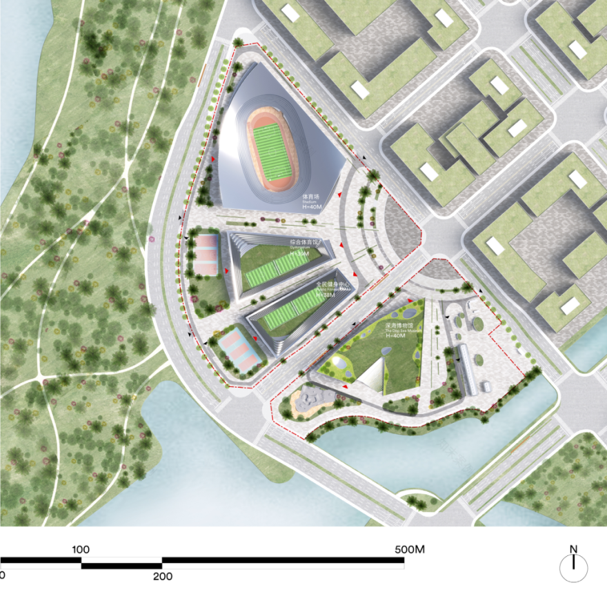 三亚崖州湾科技城文体中心丨中国三亚丨CHAP+清华同衡+中信设计院-20