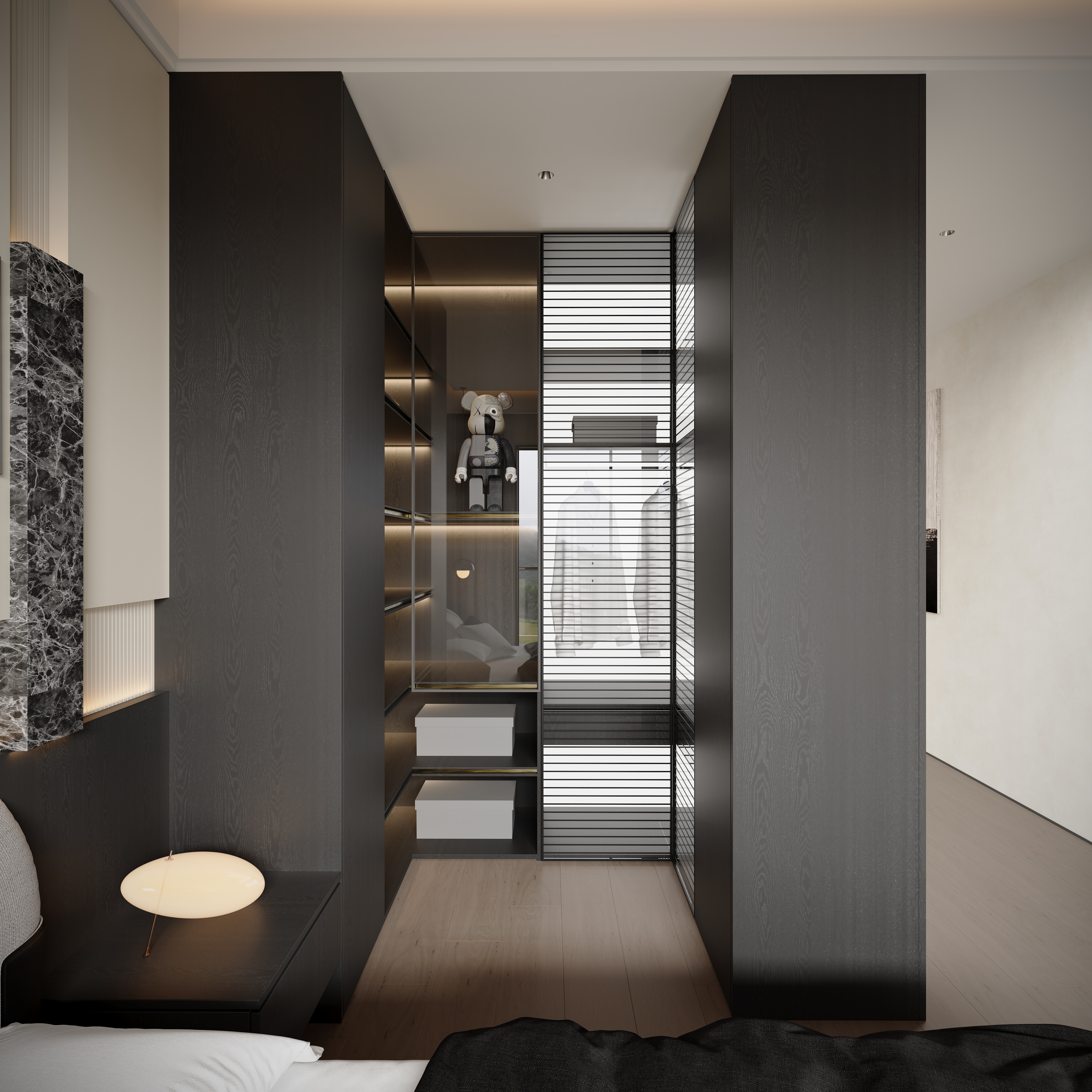 新作 现代极简挑空别墅-27