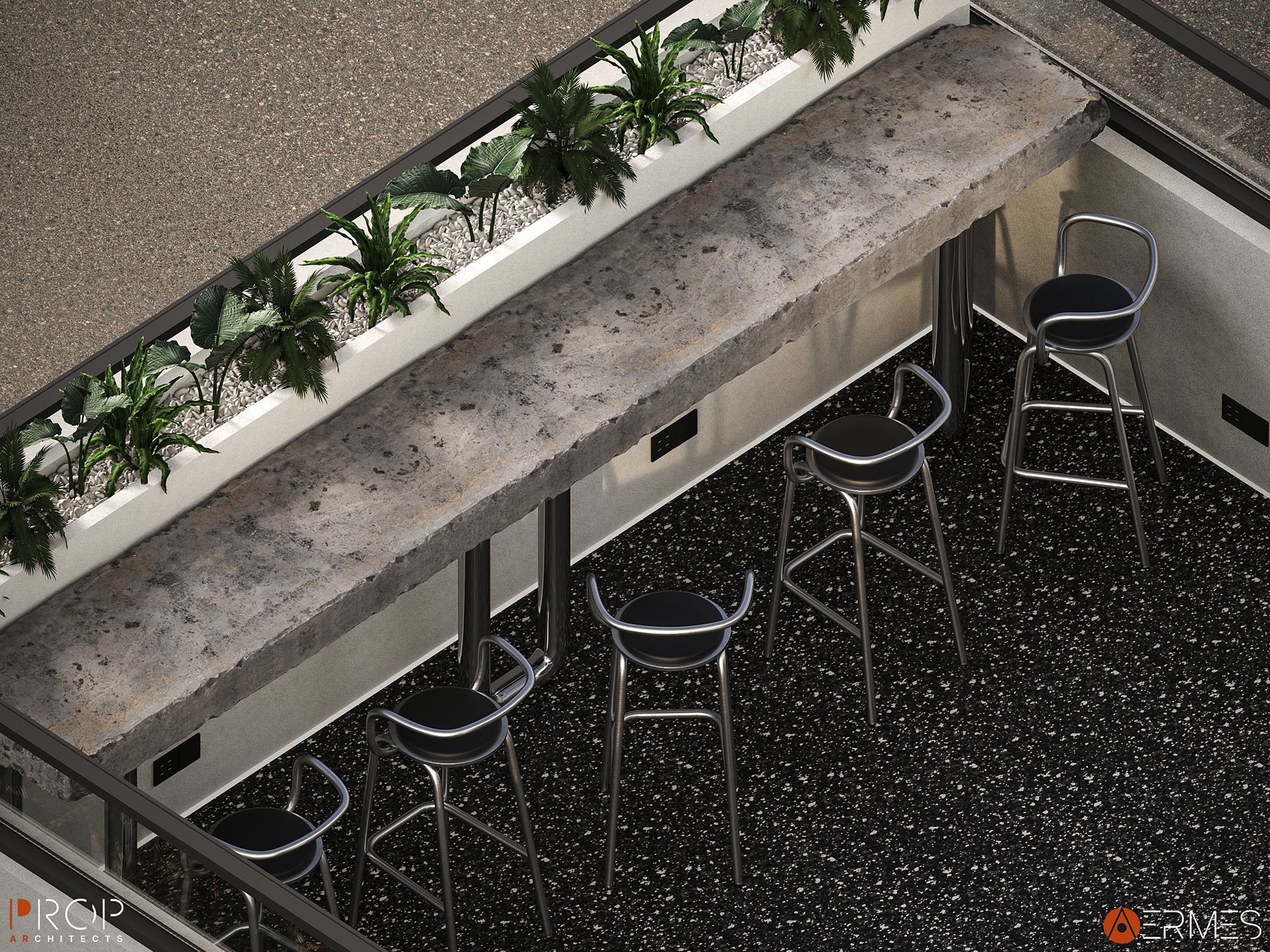 豆浪咖啡馆丨沙特阿拉伯丨PROP & AERMES ARCHITECTS-22