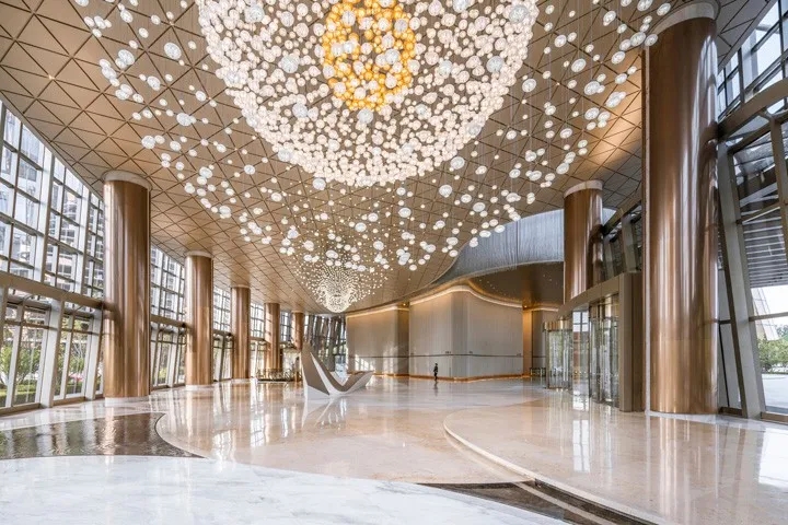 忠旺集团北京总部写字楼大堂设计-4