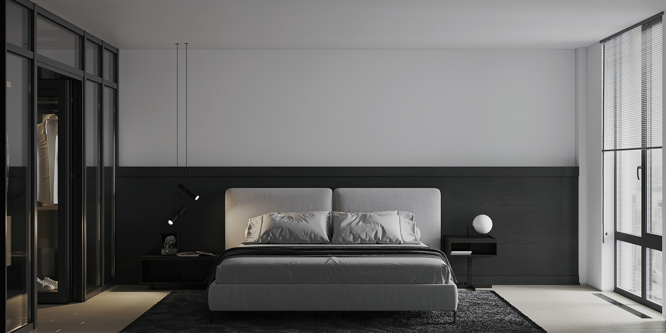 高级灰调子 简约空间-12