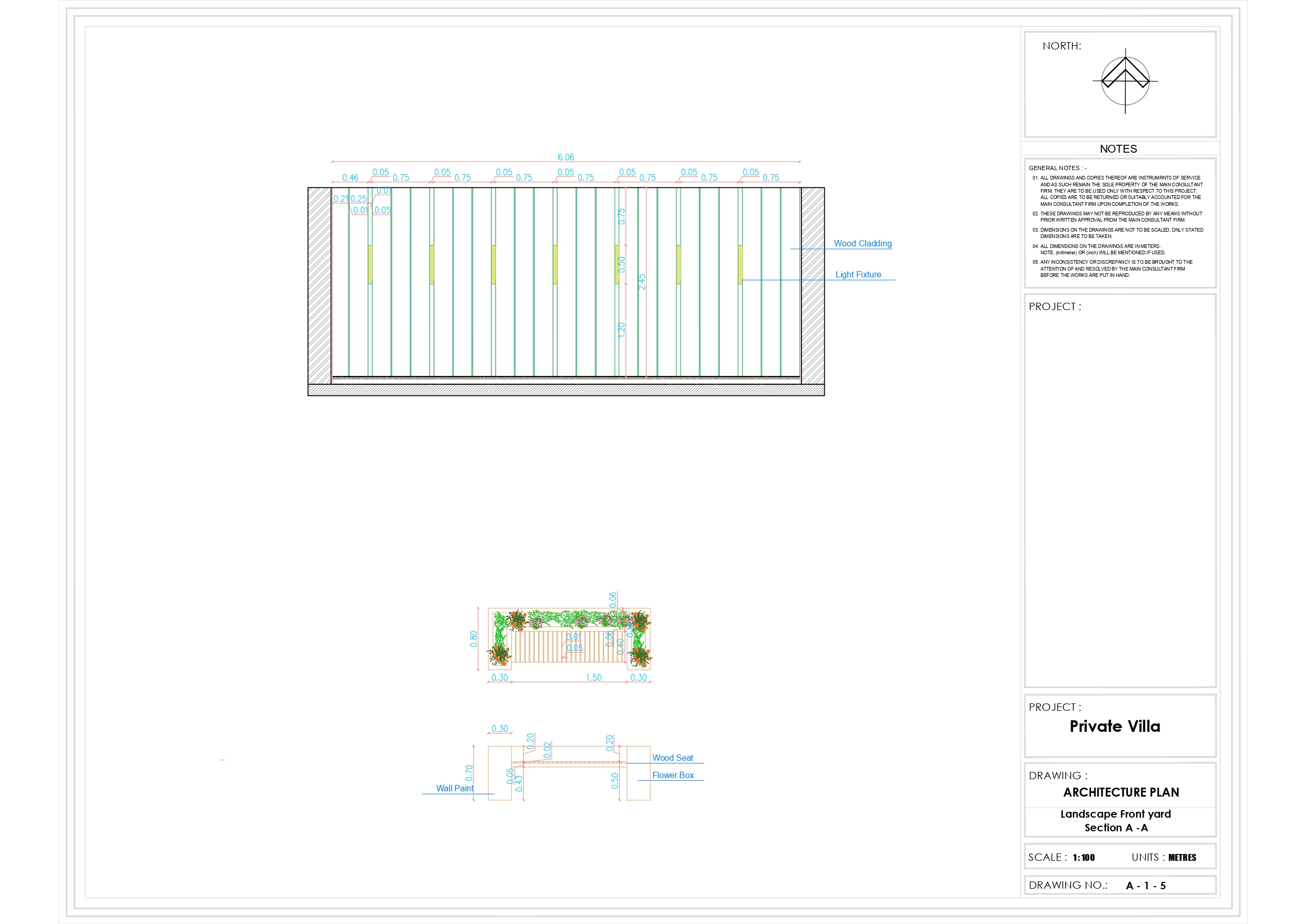 working drawings of backyard&front yard of villa in ksa-2