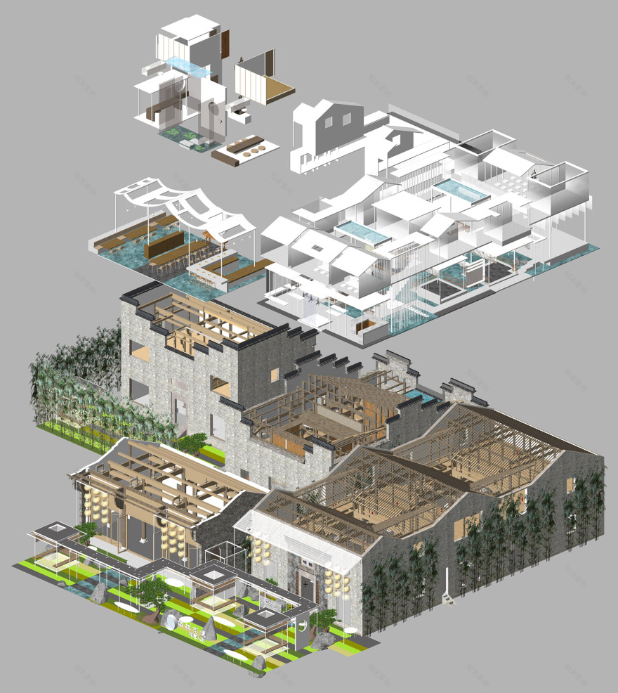 “淼森花境”空间构想,杭州 / 究境建筑-54