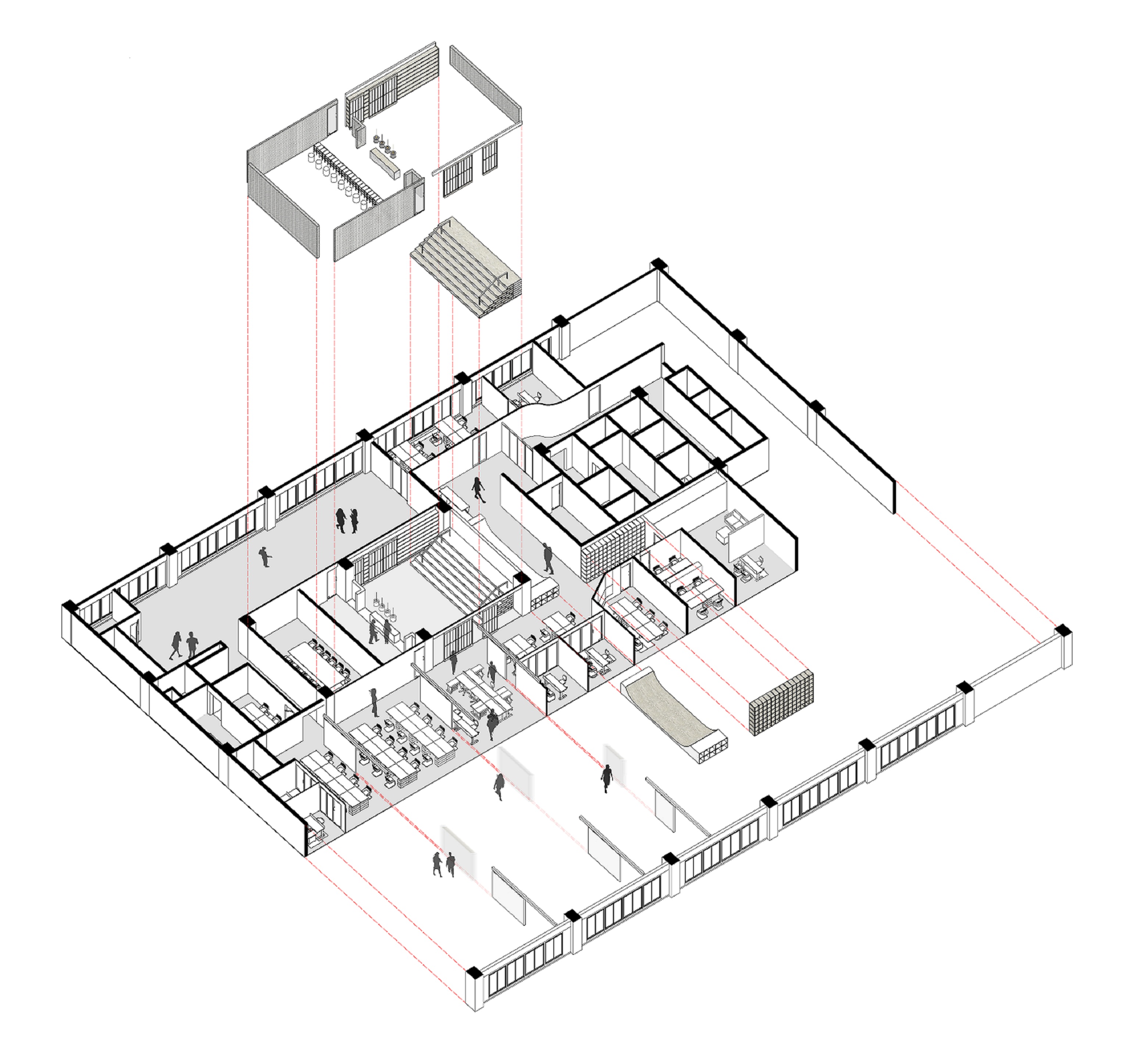 郦文曦建筑事务所打造的游戏公司办公室空间设计-71