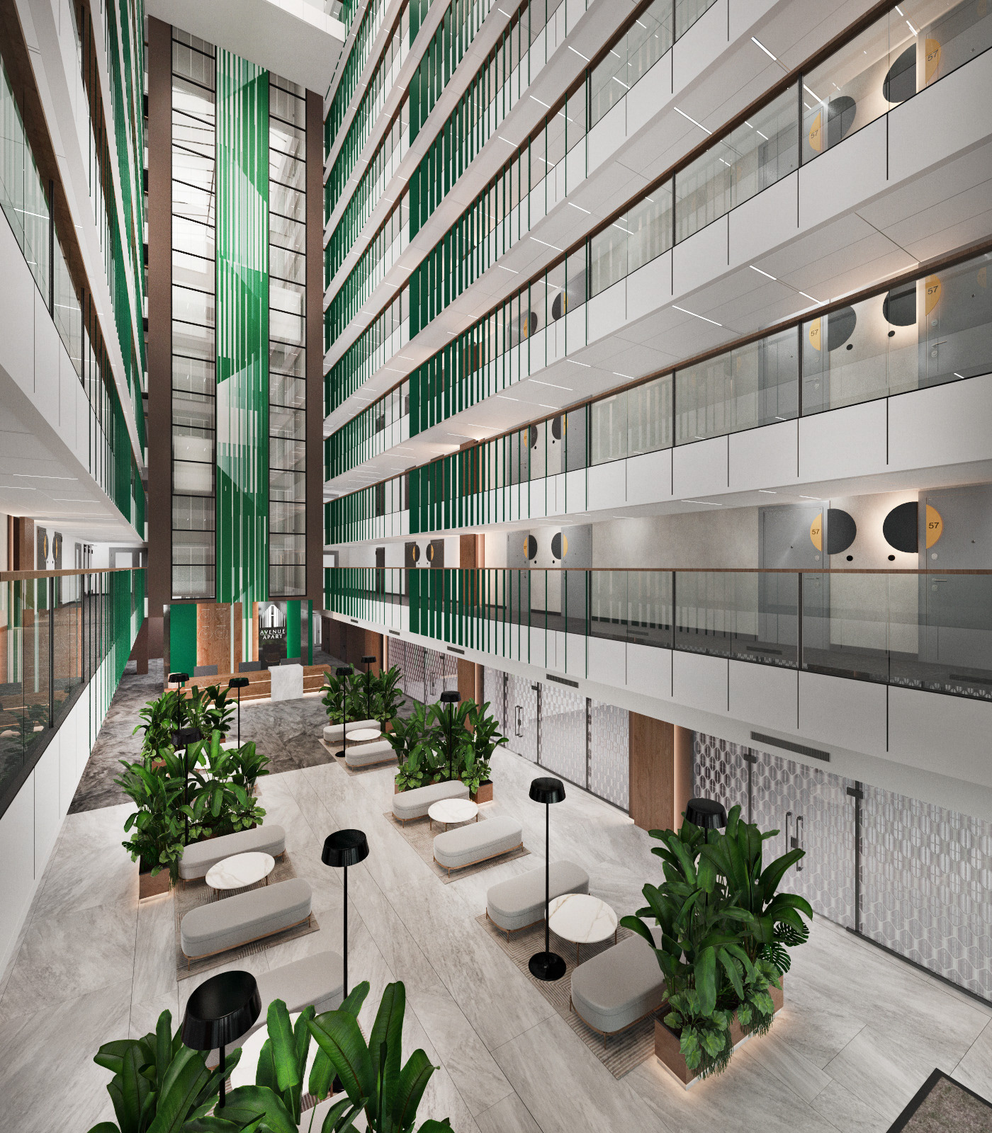 酒店大堂设计丨RedLine 设计工作室-1