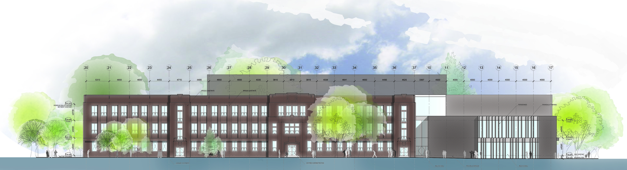 Jodoin Lamarre Pratte architectes Marosi Troy Architectes丨教育建筑丨Collège Saint-Louis-31