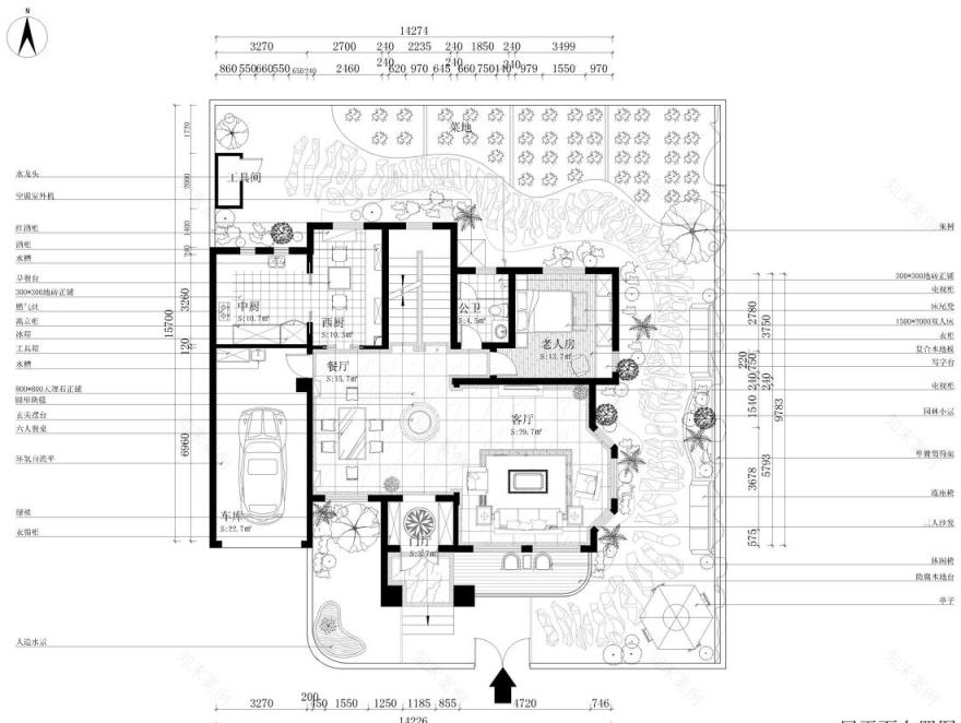 
法式欧式新中式别墅设计作品王文泉77 -12