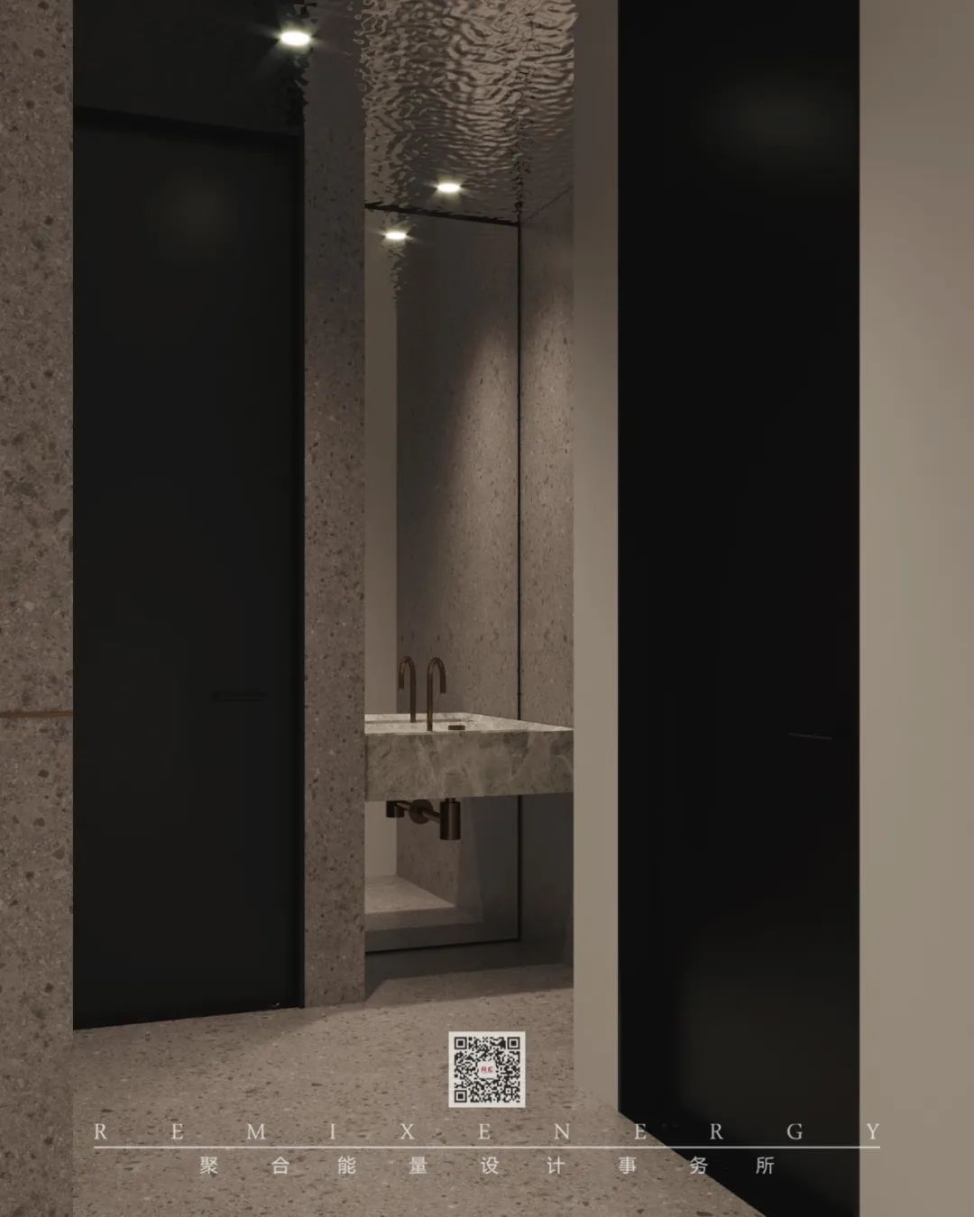 合力合美美颜修身中心 | 温馨时尚，石材层次丰富-10