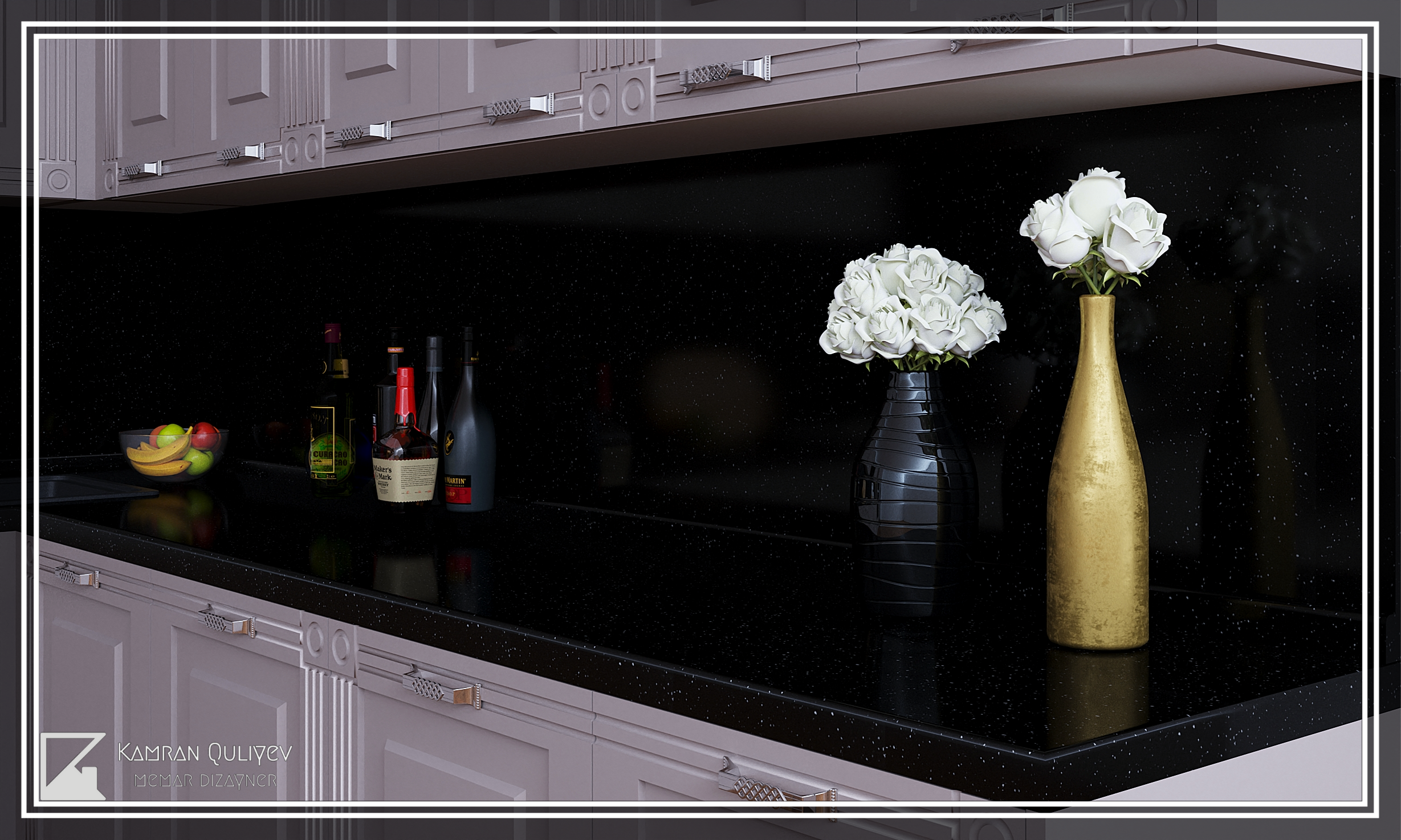厨房 现代与新古典主义丨Azerbaijan丨Kamran Guliyev-16