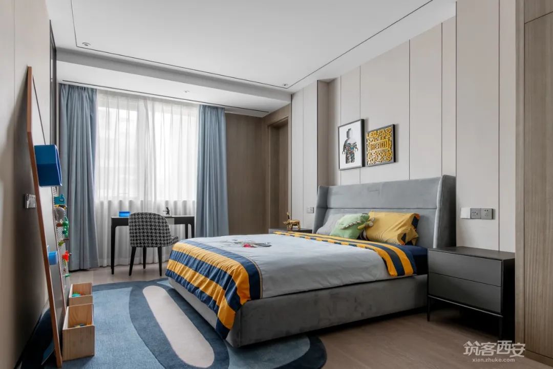 曲江玫瑰园·刘雅娟的大平层艺术装扮丨中国西安丨様家荟·御点软装设计中心-66