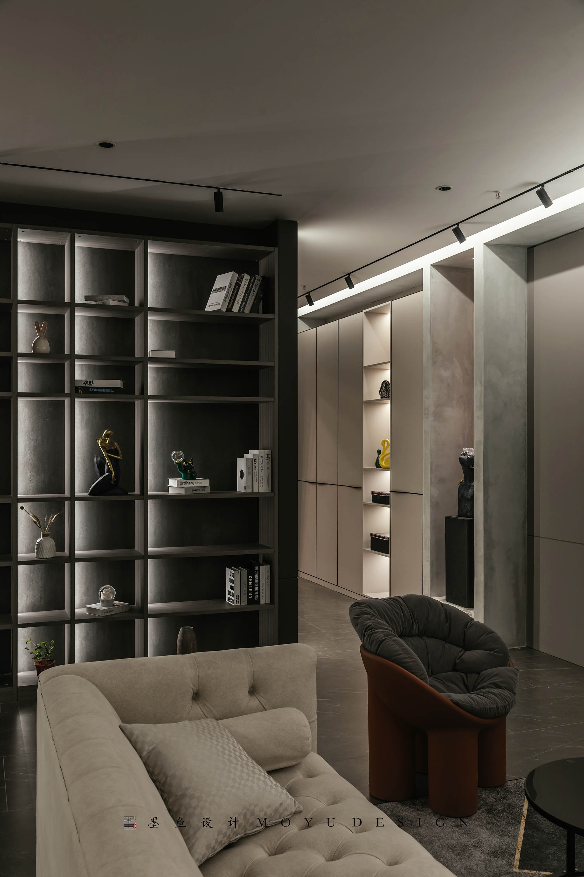 木兮贝全屋定制展厅丨墨鱼空间设计-40