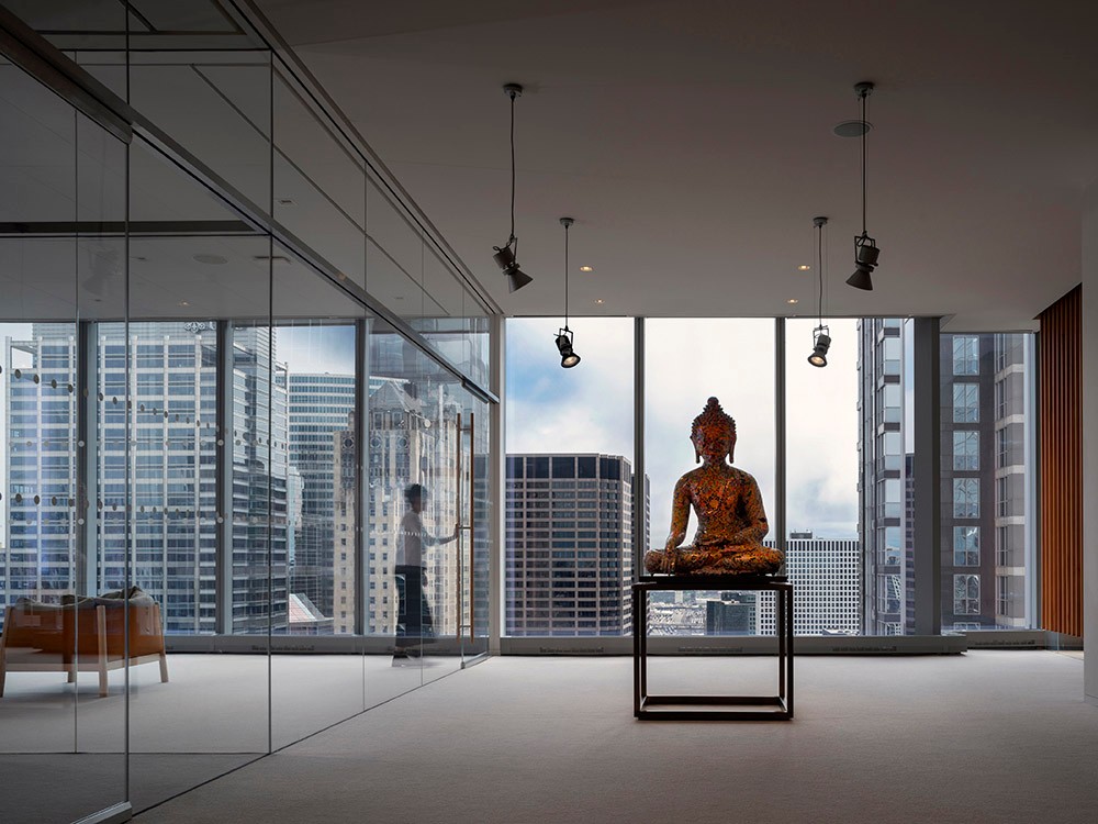 芝加哥摩天楼中的艺术与自然交融-4