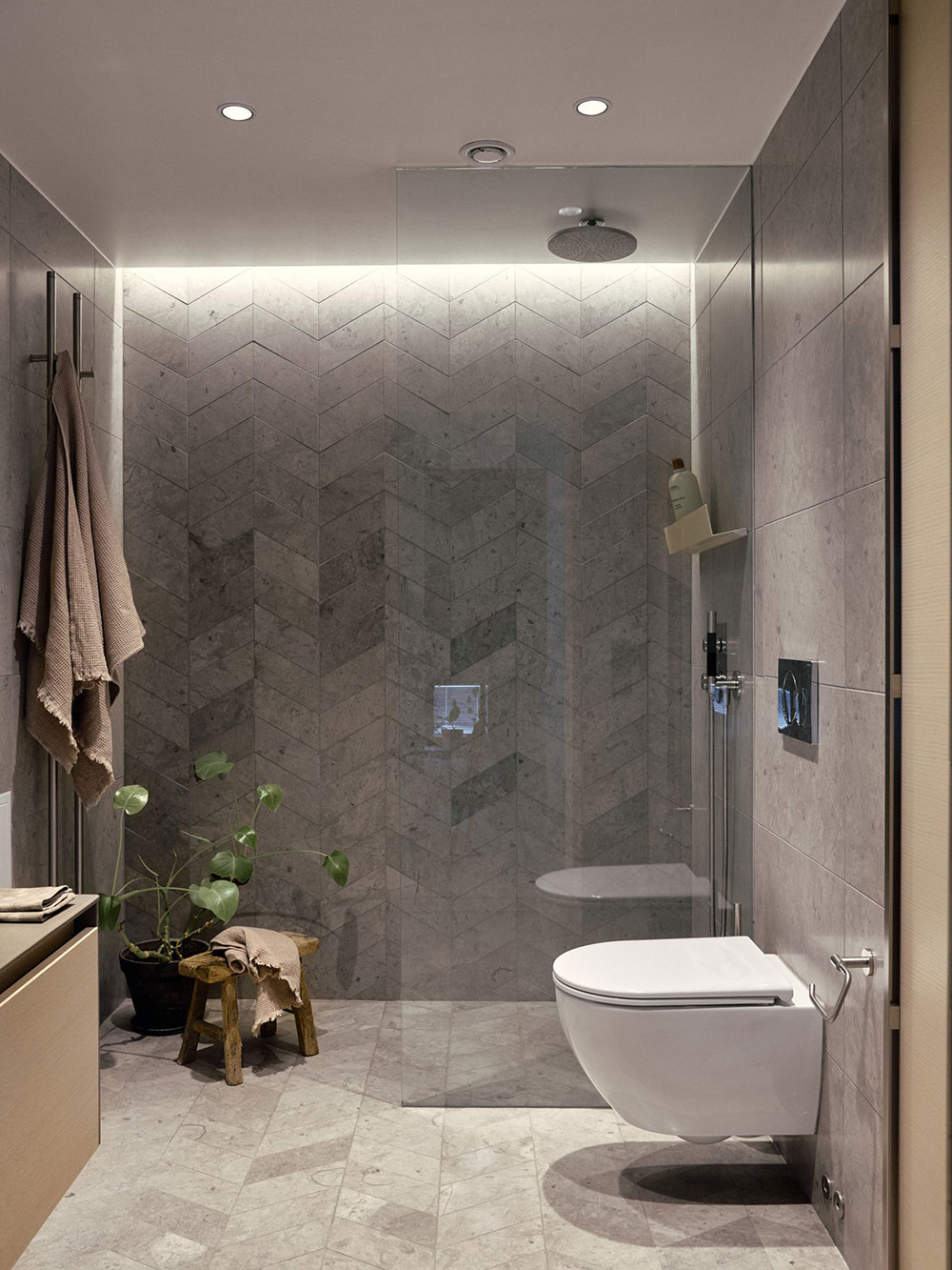 斯德哥尔摩时尚顶层公寓，玻璃隔墙成焦点-29