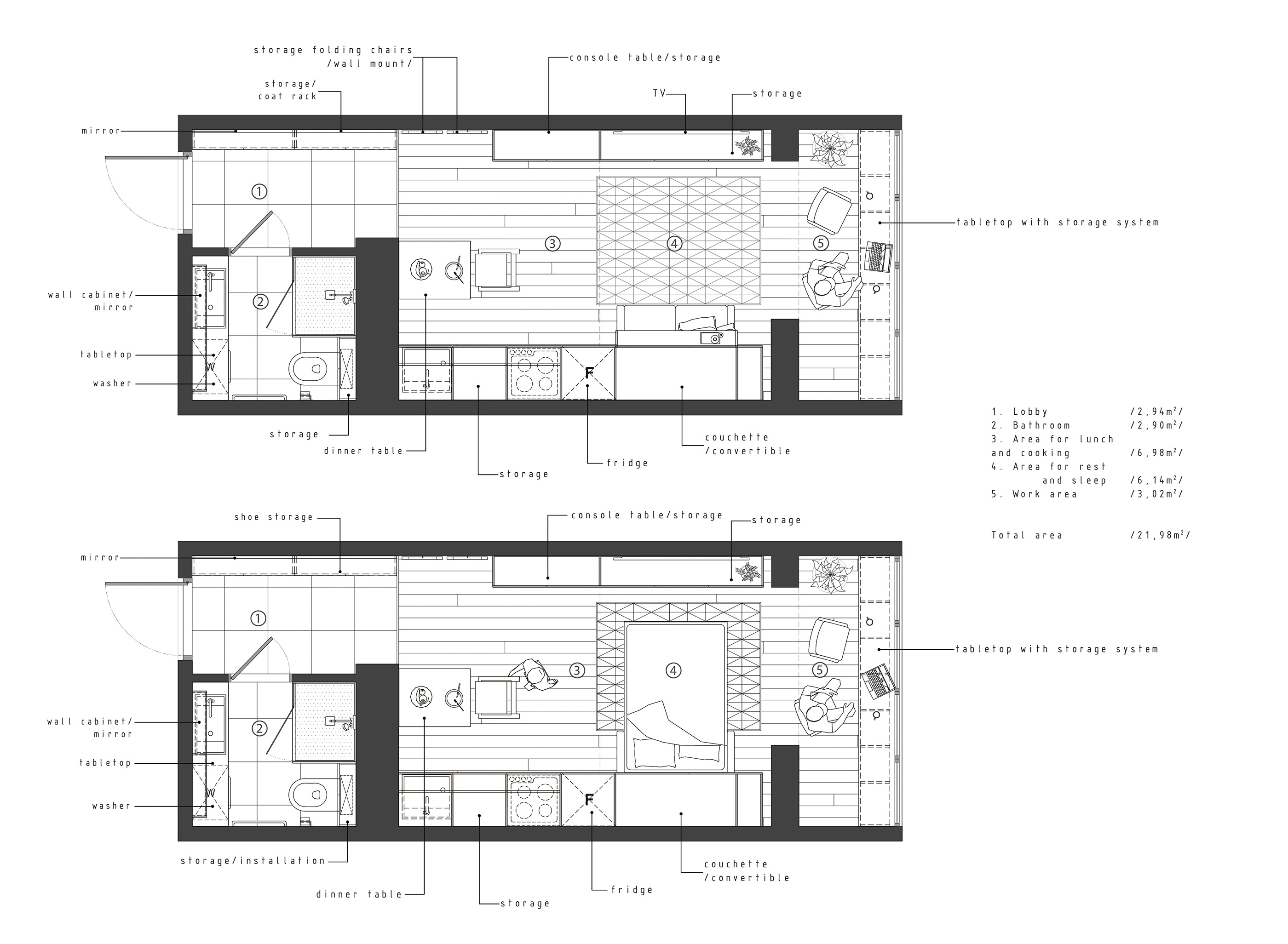 Apartment in Saint Petersburg _ Russia _ 22 m2 on Behance_files Andrey Barinov-2