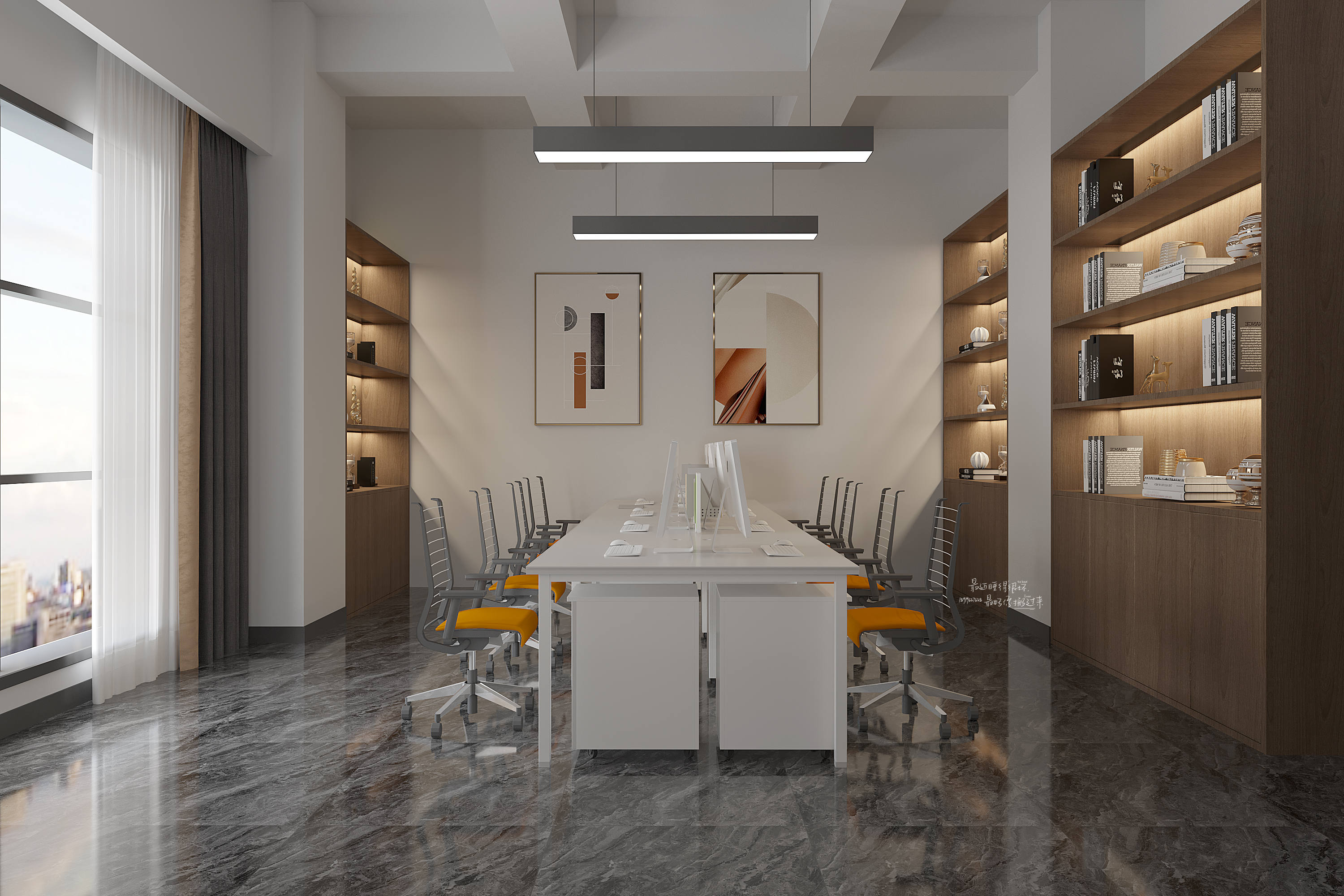 极简主义办公室设计-9