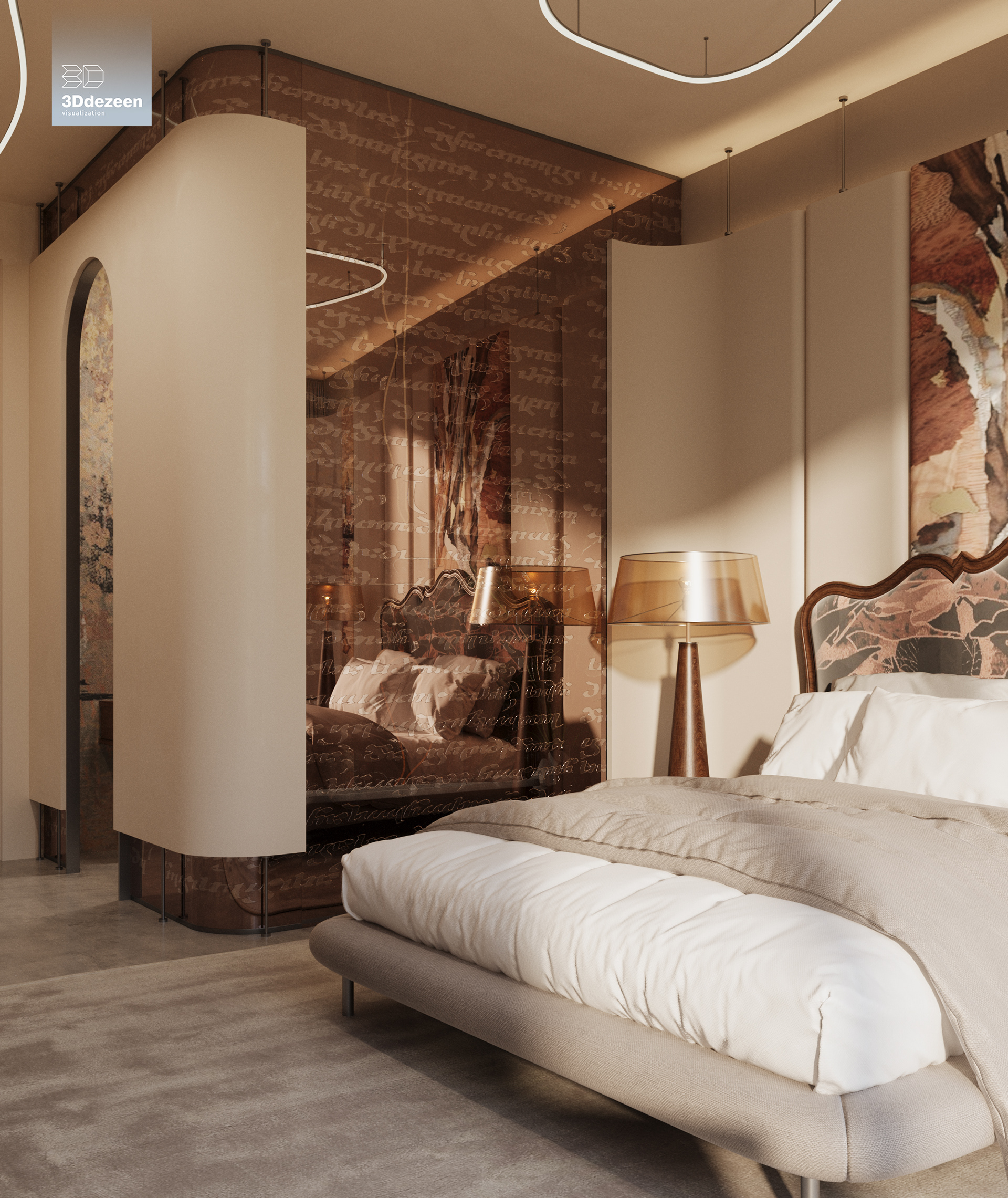 Miami Apartment 室内设计可视化丨美国-61