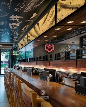 东莞创展空间装饰设计--板井寿司料理店