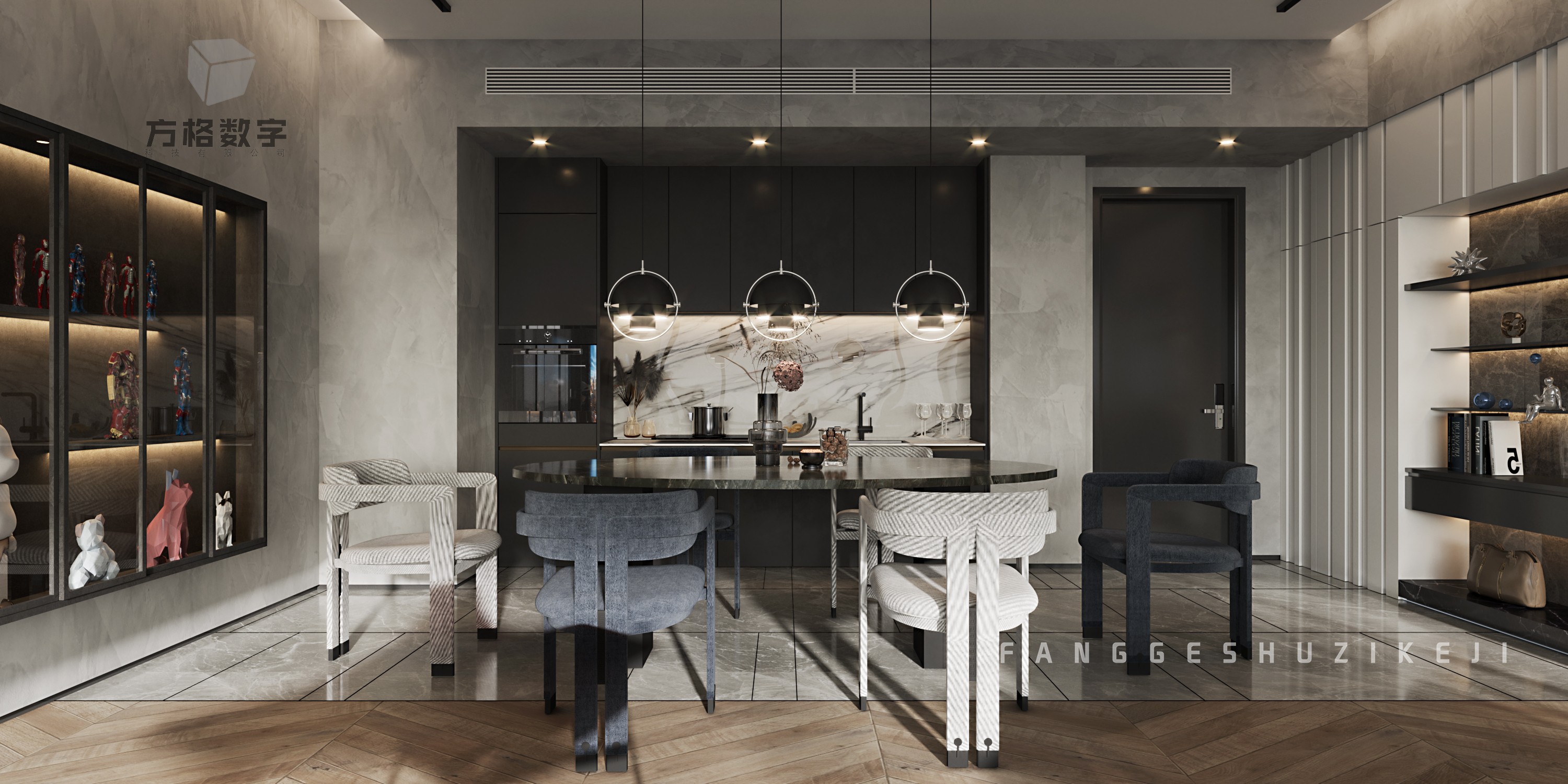 现代平层设计典范 · 简约方格视觉-5