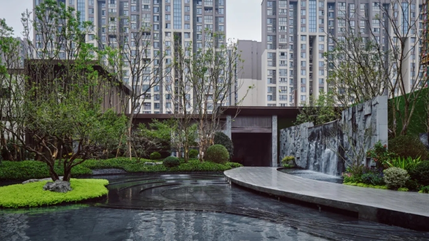 成都龙湖西府琅悦示范区景观-9