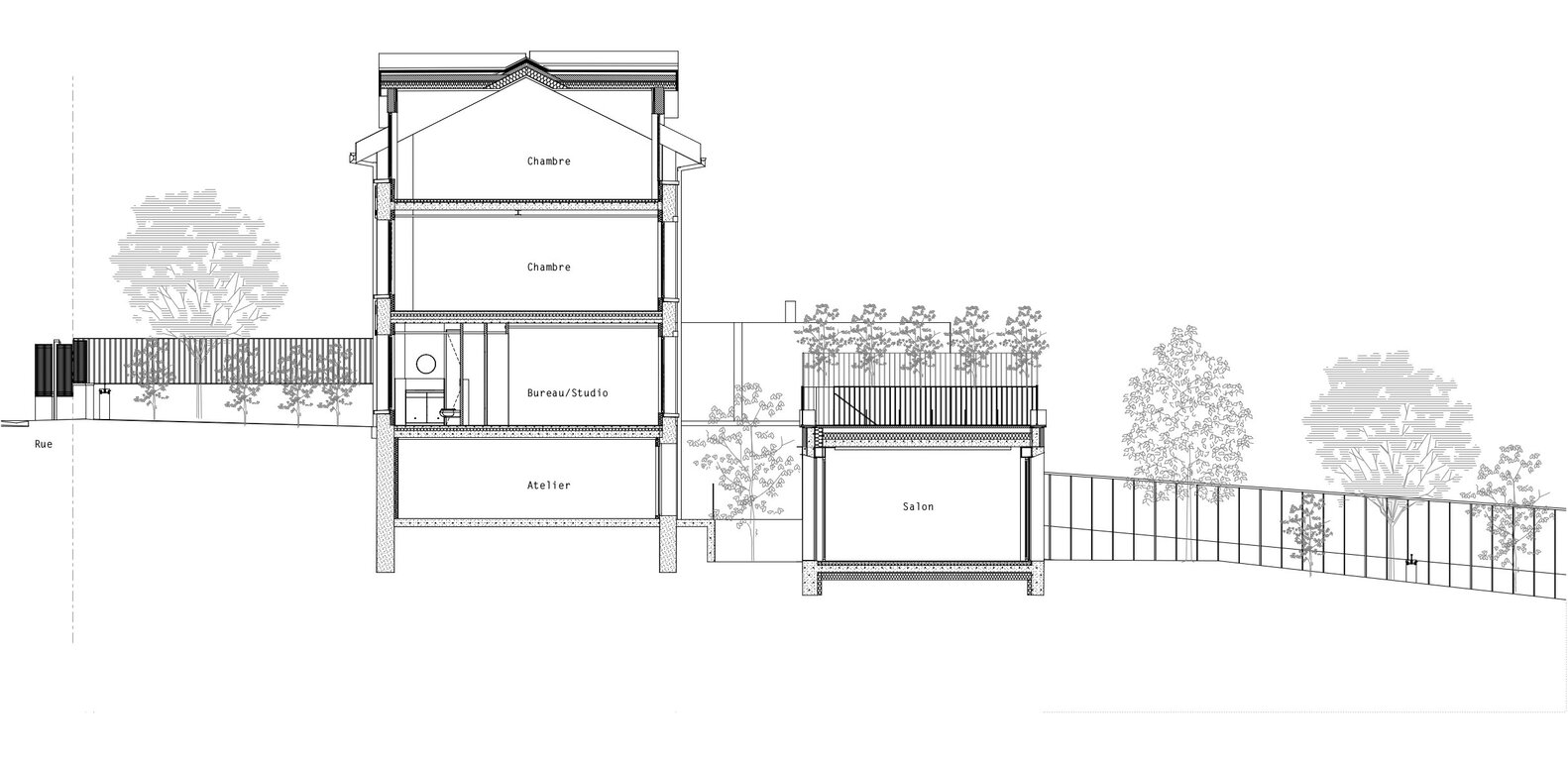 巴黎郊区独立住宅扩建丨法国巴黎丨Hemaa Architectes-11