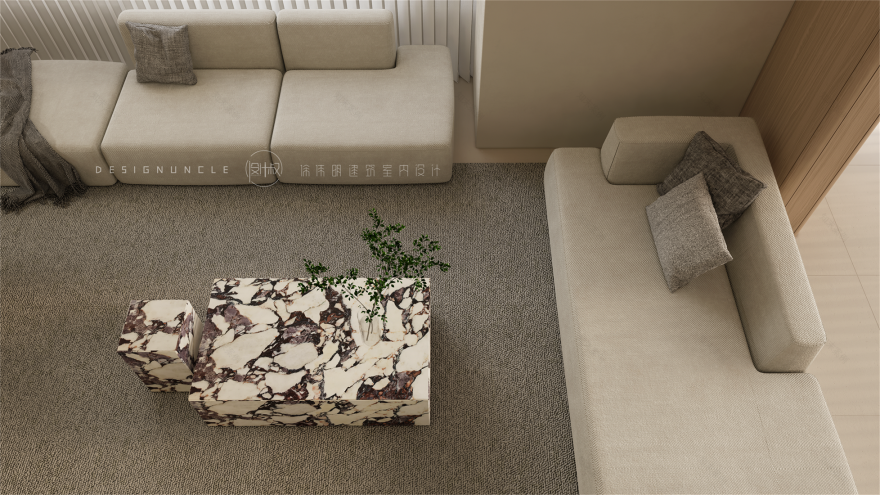 金悦府三室两厅两卫装修案例丨徐伟明建筑室内设计-13