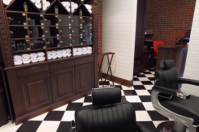 Wall Street男士美容院设计项目丨俄罗斯莫斯科-9