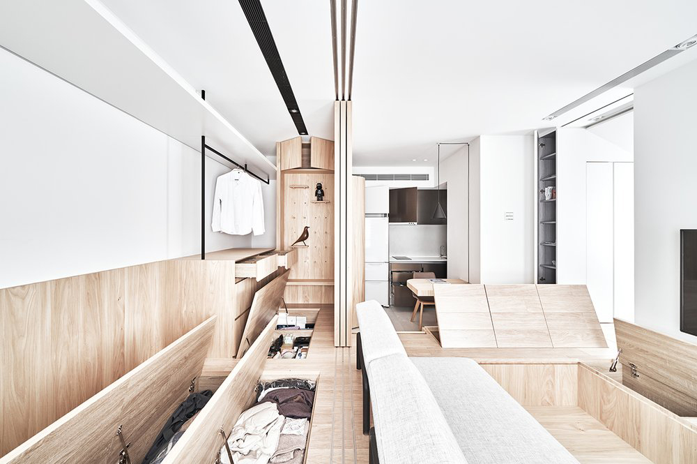 30 平米双人居小公寓家装设计-11