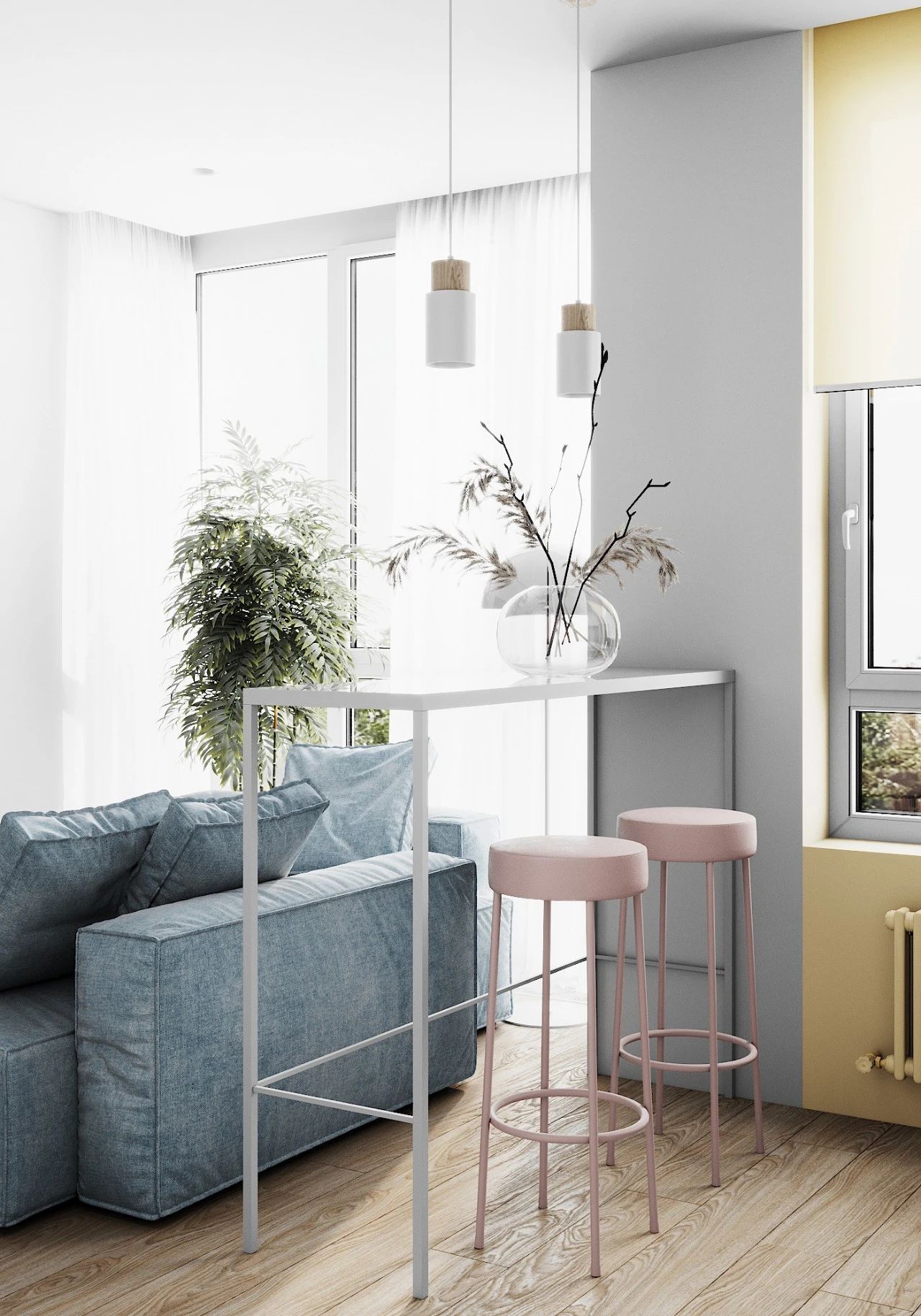 气质非凡的 80㎡空间设计丨Olga Bondar-81