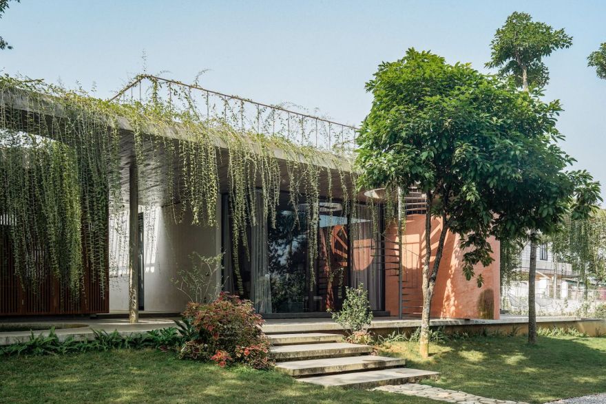 Ba Vì森林中的开放互动生活空间-1