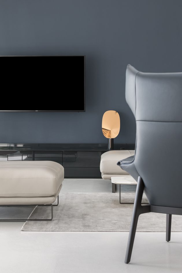 贝尔格莱德Dedinju带木质格栅结构的顶层公寓丨Studio Autori-24