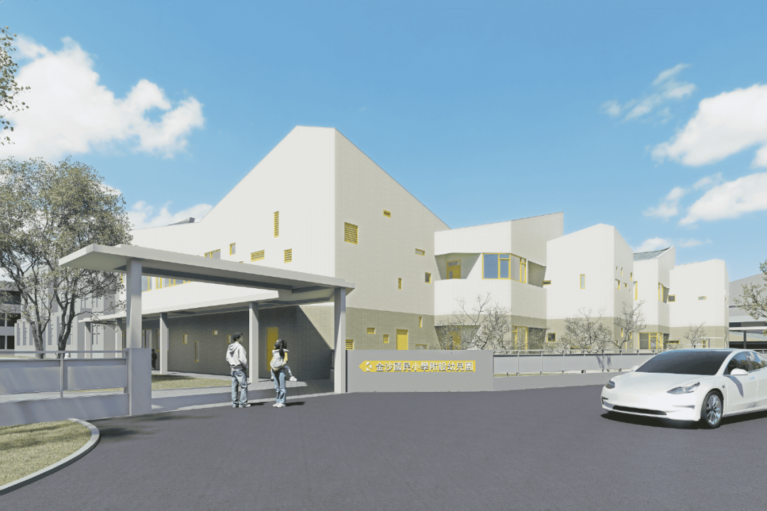 飞檐如翼，乘梦飞翔——金沙小学附设幼儿园建筑设计-18