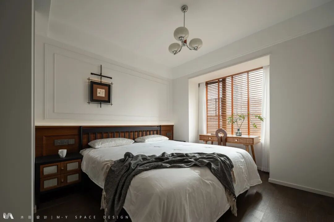 武汉木羽设计|135㎡万科公园，浪漫又复古的中古风，邂逅慢生活里的松弛感-48