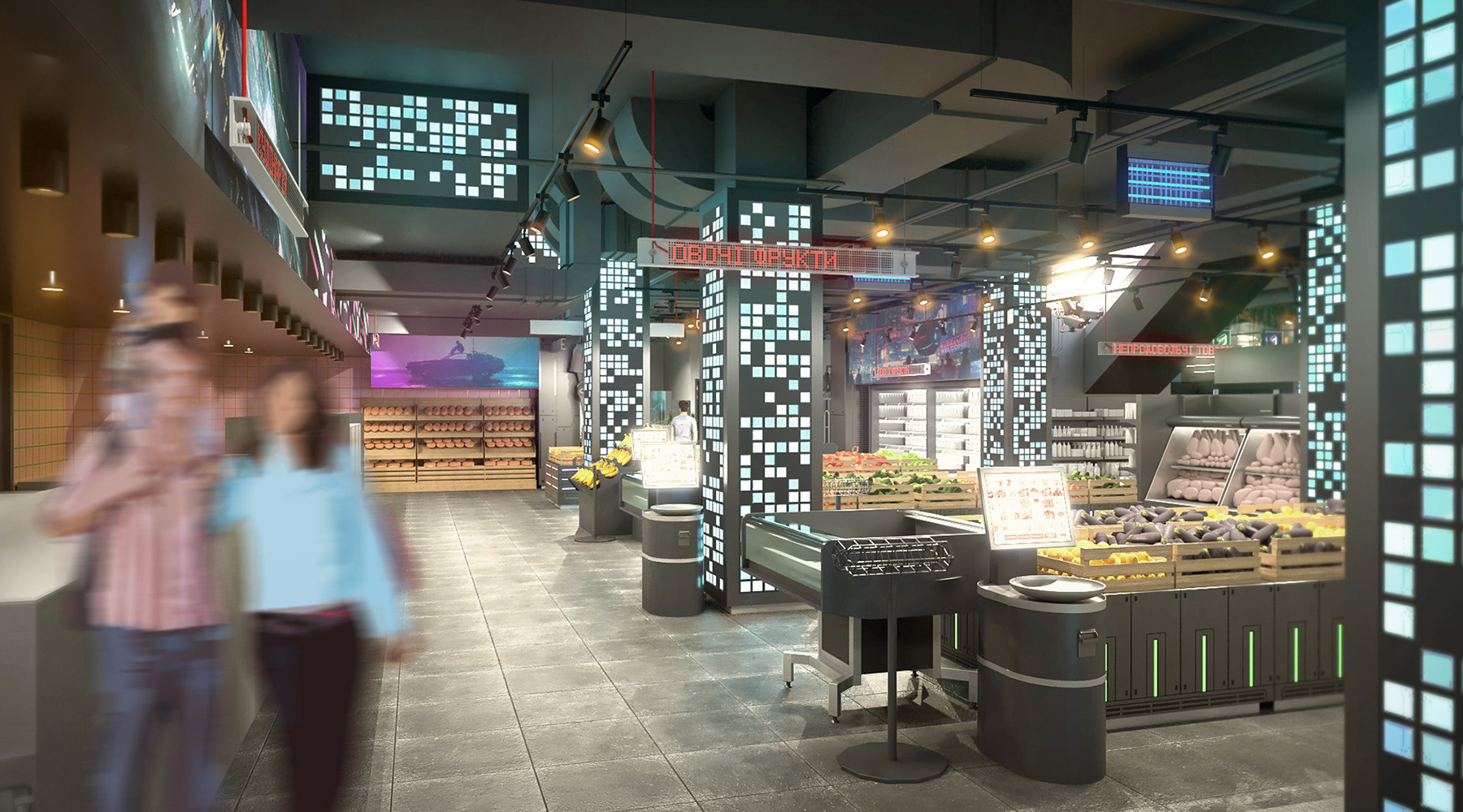 超市希尔波·赛博朋克丨O.S.A.-22