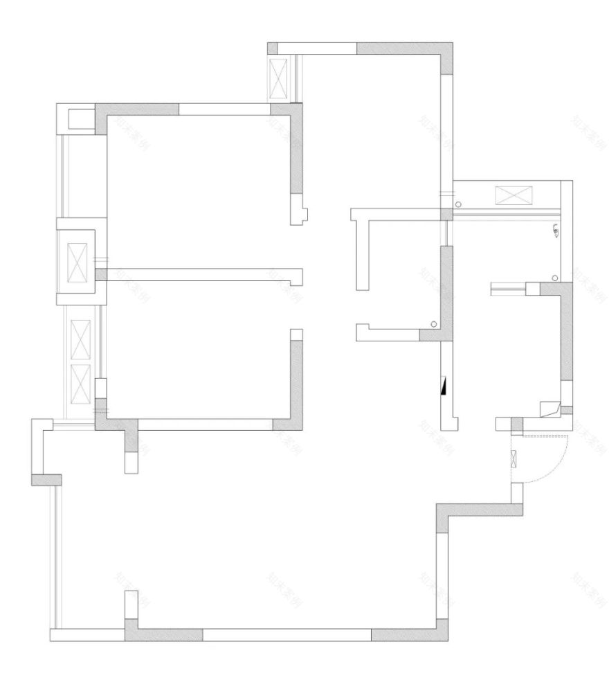 江北美式轻奢三口之家,幸福空间诠释生活美学-17