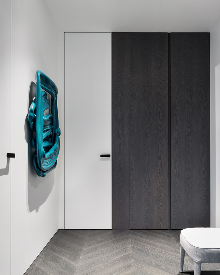 87 平米极简公寓,自然元素与功能的完美融合-16