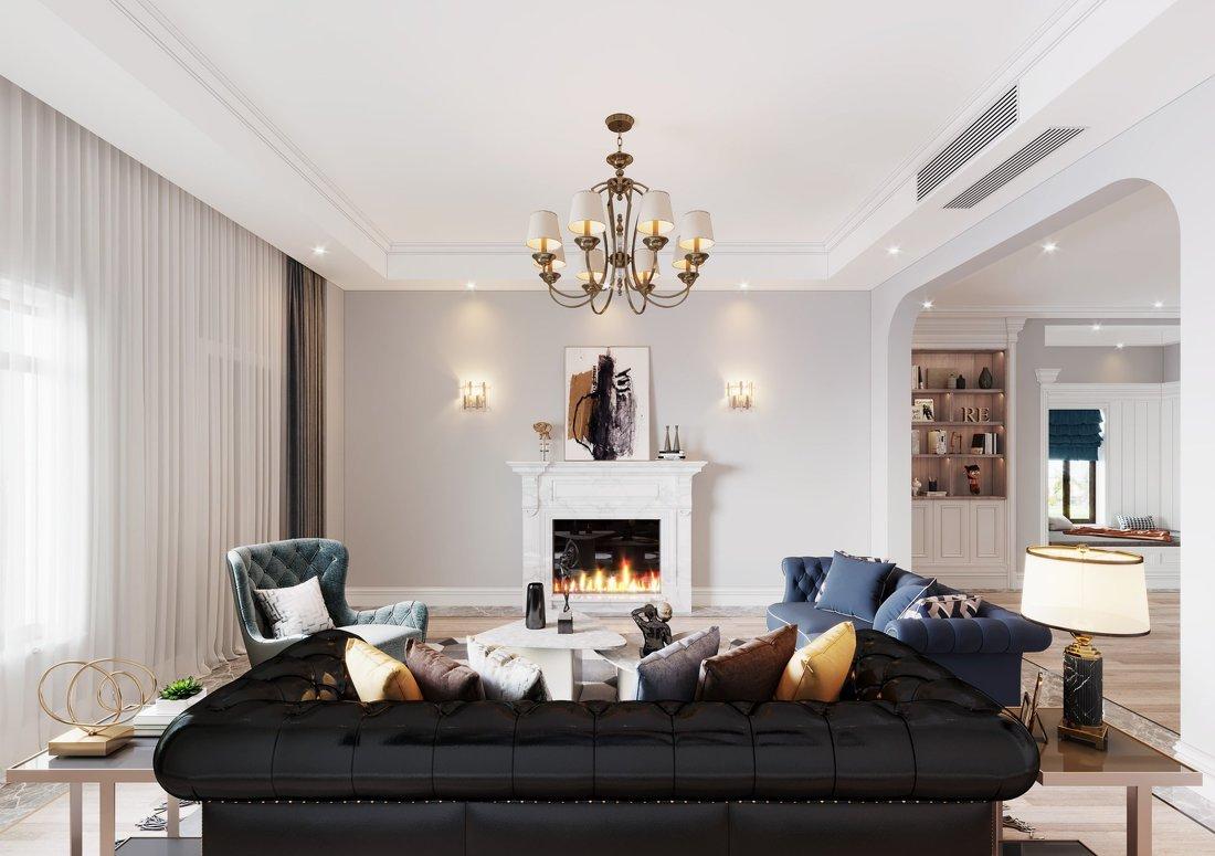 
设计新作 |420㎡ 联排美墅【济南】 -10