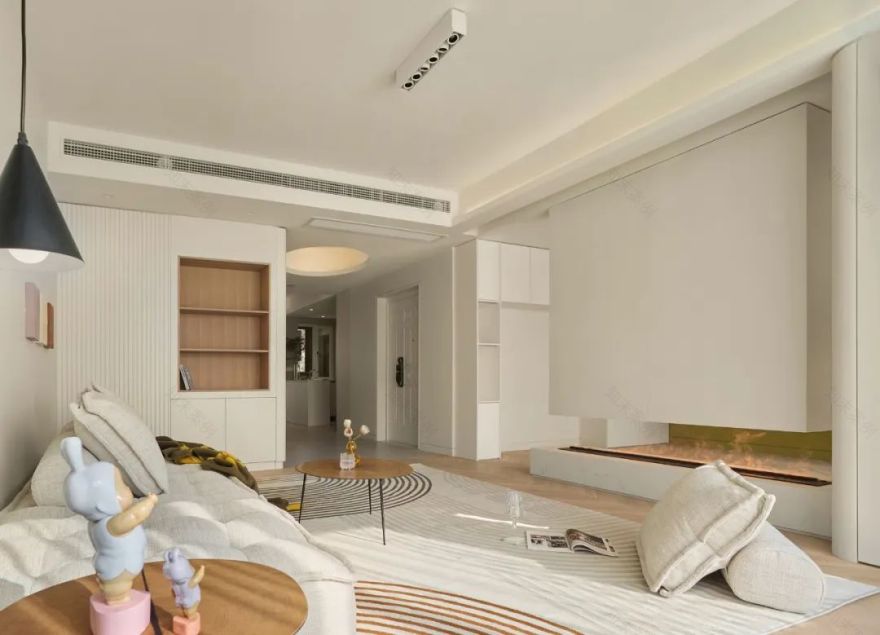 140㎡三室两厅,打破常规的婚房设计 | 北岩设计-64