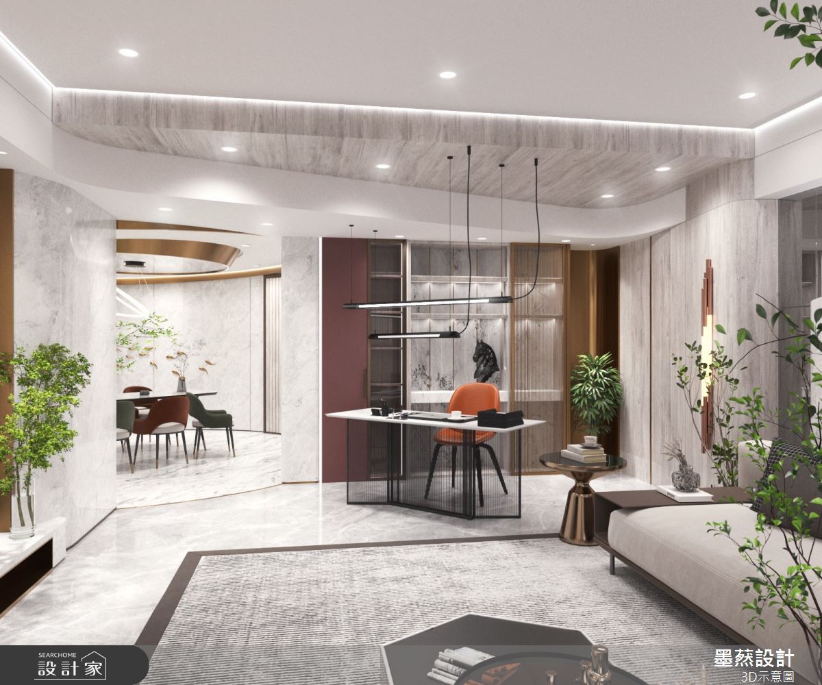 墨䔳·18·奢華風·61坪設計案例丨墨䔳設計,墨璞情境－設計家 Searchome-11