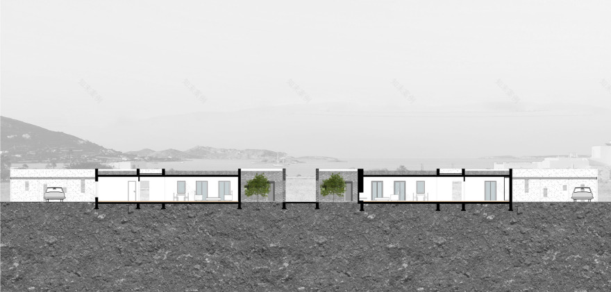 希腊 Paros 岛上的"藏匿与寻找" | 现代简约风格的双宅设计-46