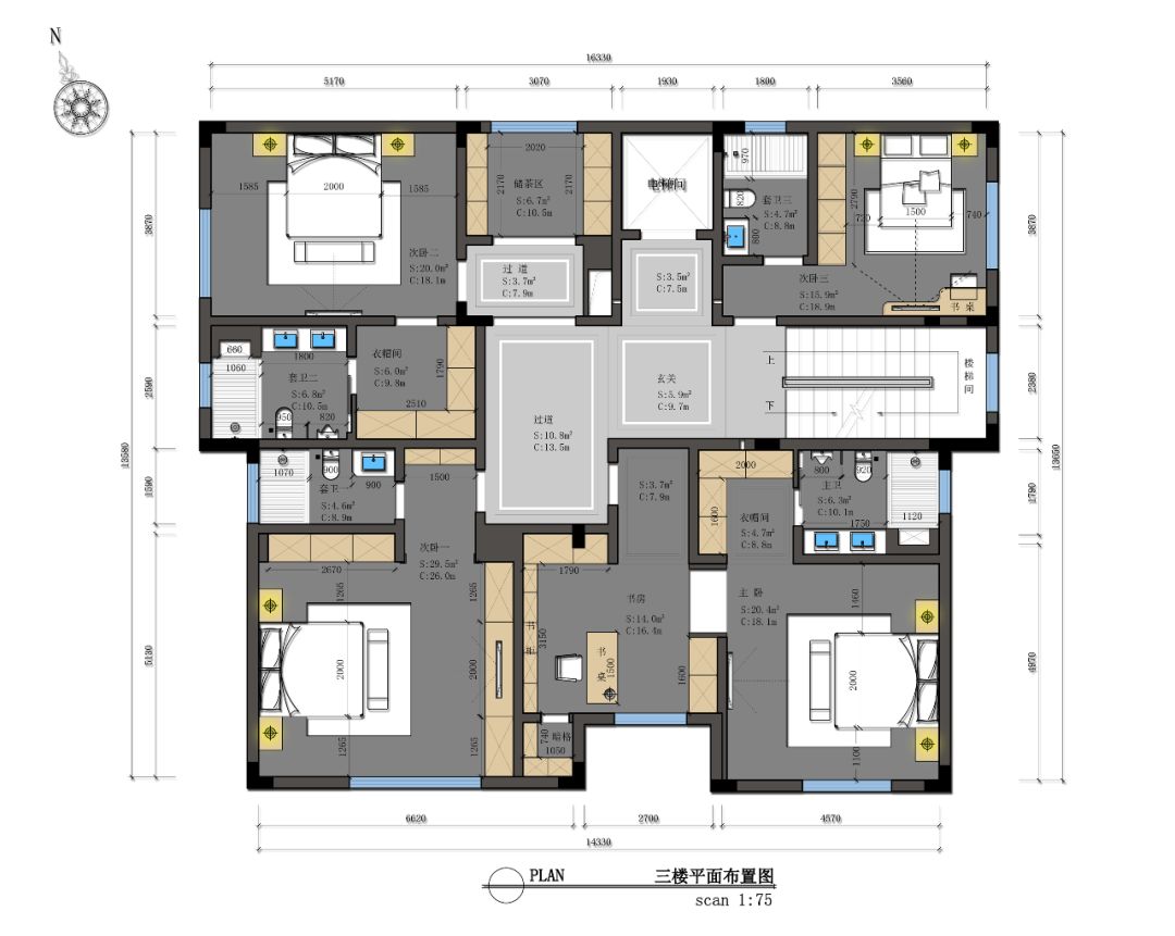 1000㎡新中式 | 设计不是一种风格，而是一门语言！-113
